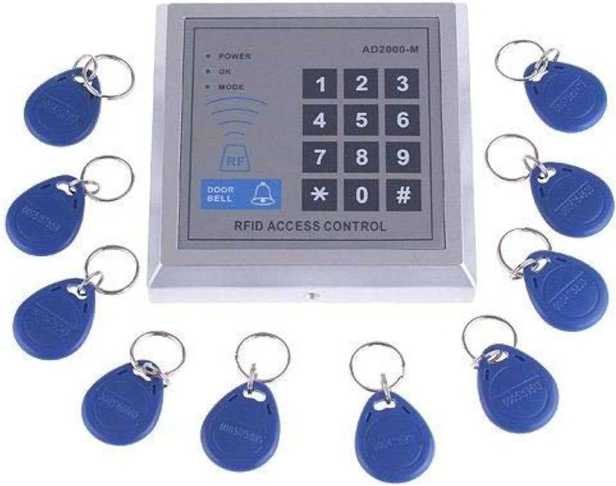 RFID система за контрол на достъпа до врата с 10 ключове