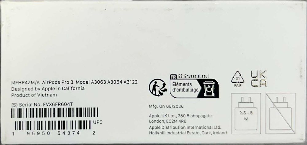 Casti APPLE AIRPODS PRO 3 [#16953#]