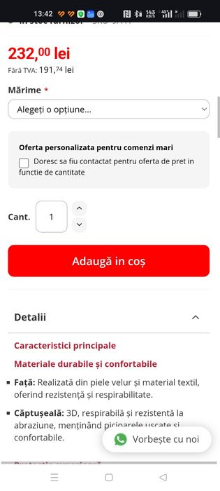 Vând bocanci lucru renania