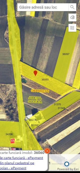 Vând teren intrare Grănicești