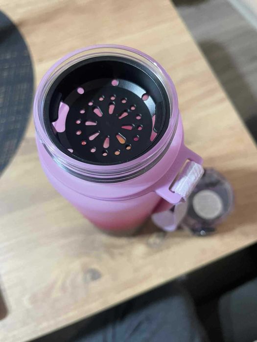 Дамска Детска бутилка за вода 500ml BPA free - Спортна, женска, розова