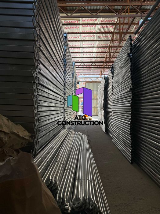 Заводские строительные леса, оцинковка, настил, труба Ø40×2.5мм, Китай