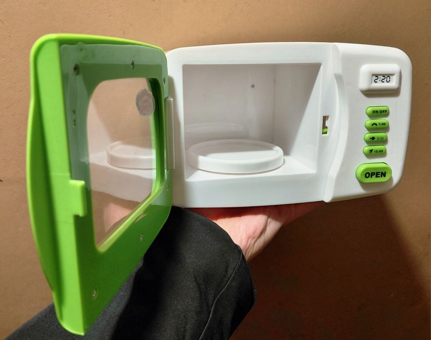 Детска Мини микровълнова печка с въртяща плоча