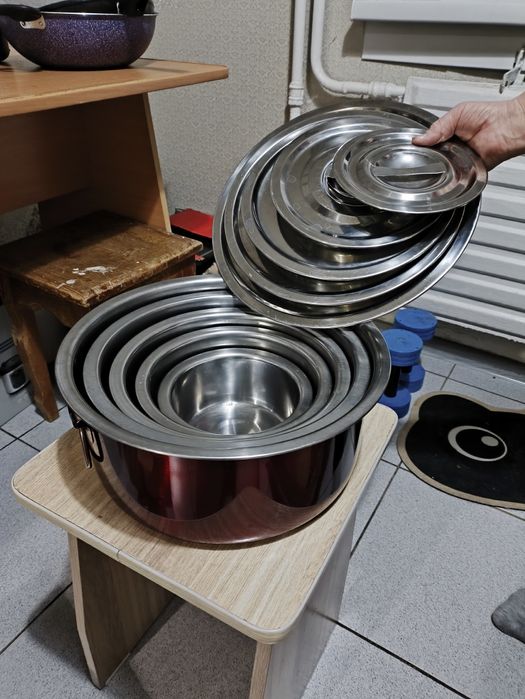 Кастрюли, матрёшка