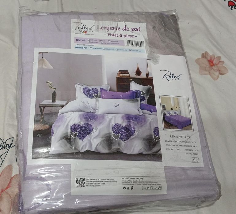 Set Lenjerie de Pat Finet  - 6 Piese – Brand Ralex