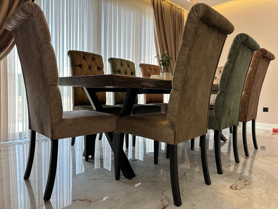 8 броя! Трапезни столове, удобни и меки!