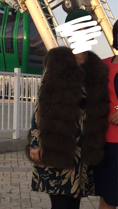 Жилетка натуральный мех