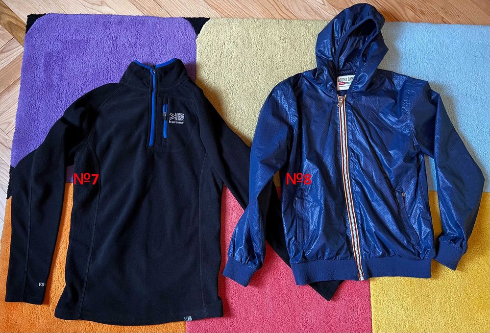 Връхни дрехи и суичъри за момче тийн запазени нови