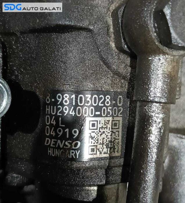 Pompa Inalta Presiune Denso Opel Zafira B 1.7 CDTI DTJ DTR 2005 - 2014 Cod 8-98103028-0 8981030280 HU294000-0502 [M9159]