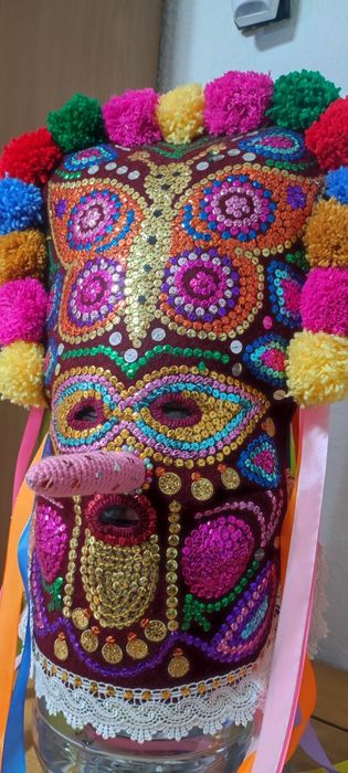 Кукерска маска, гугла,капашон, нова, новодел