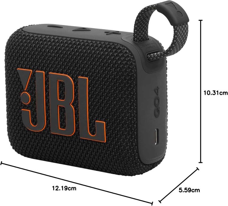 JBL GO 4 BLACK Bluetooth тонколона