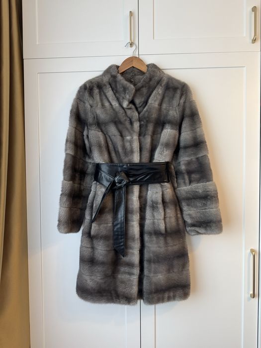 Норковая шуба S размер