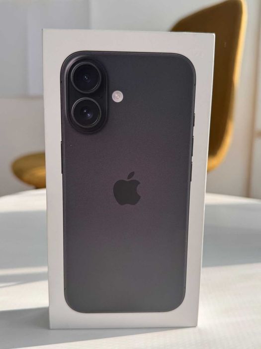 Apple iPhone 16 128GB 5G Black Sigilat Full Box Garanție 12 Luni