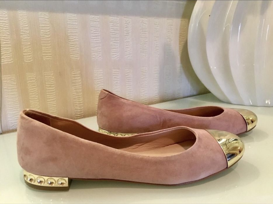 Замшевые балетки Испания 37,5