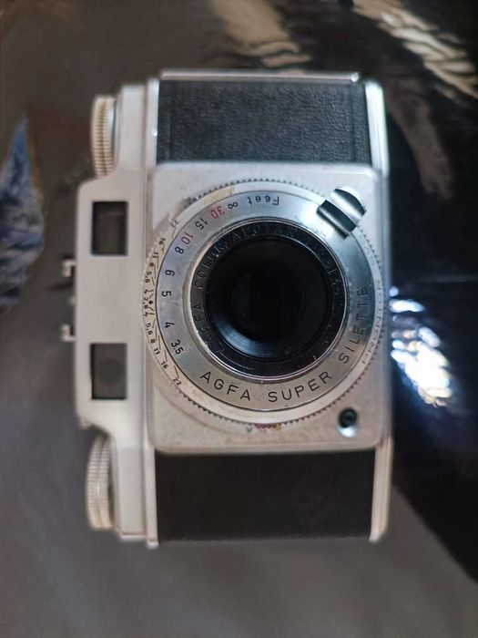 aparate foto vechi AGFA Super Silette cu apotar 2.8 si husa originala