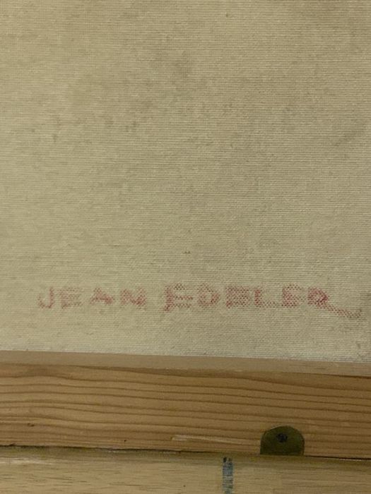 Голяма антикварна картина 91,5 см./ 72 см.