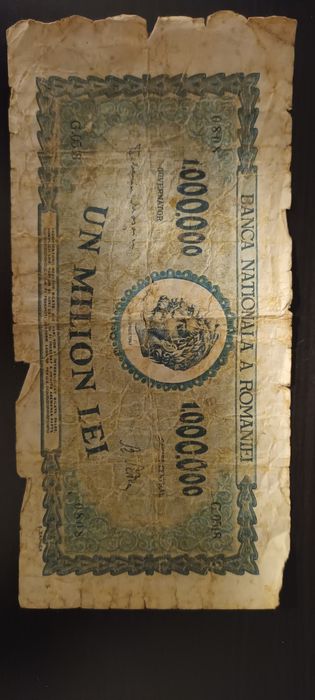 BANCNOTE VECHI 1941-1947/ 500,1000,2000,5000,10000,100000,1000000 LEI