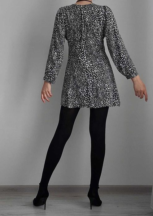 Rochie Zara cu print alb-negru