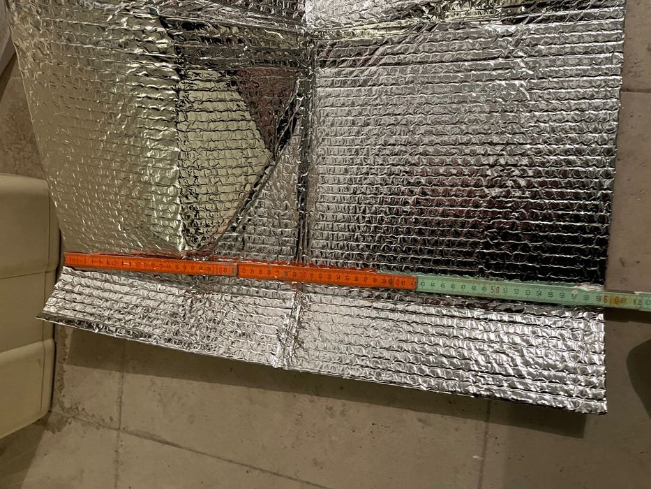 2 алуминиеви радиатора + отразяващо фолио