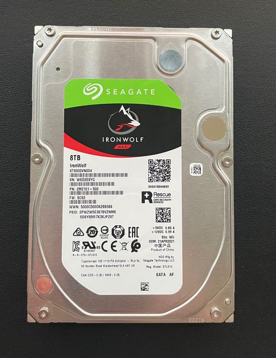 HDD Seagate IronWolf NAS 8TB (SATA)