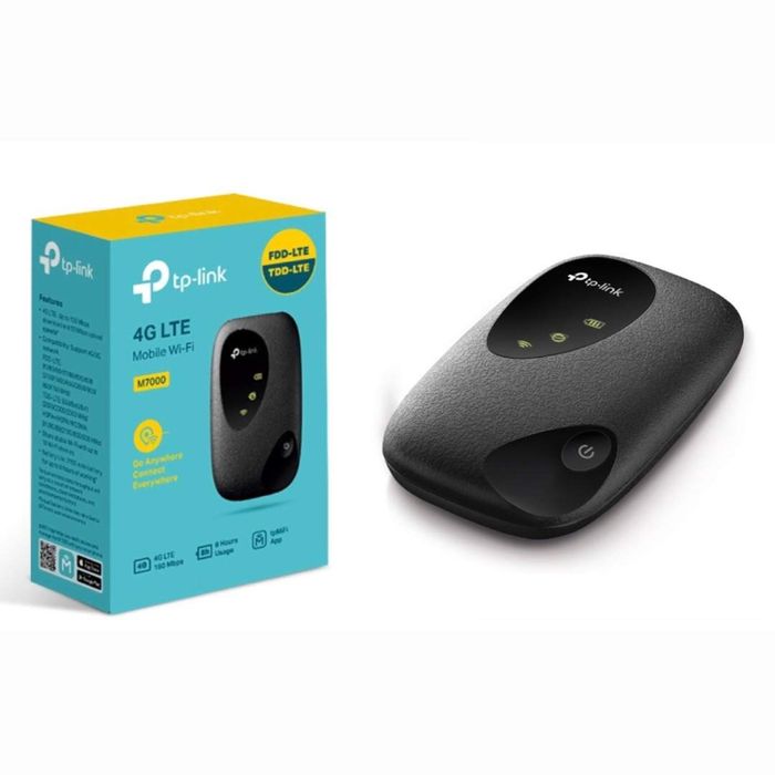 TP-Link M7000 4G Портативный Wi-Fi роутер с SIM-картой.