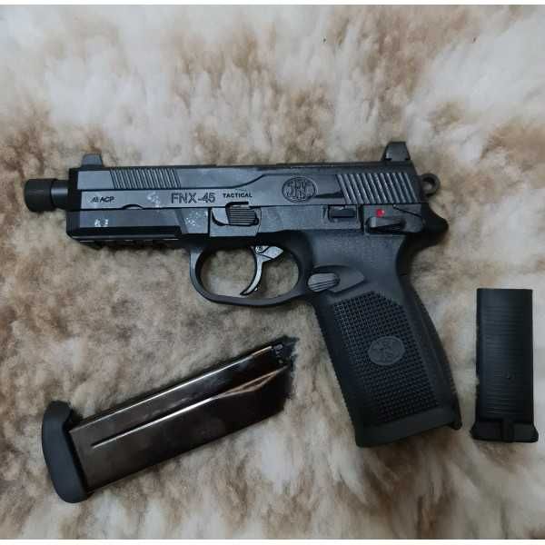 Pistol airsoft FN FNX .45 Tactical GBB greensas