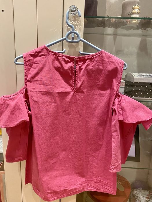 Блуза с буфан ръкави