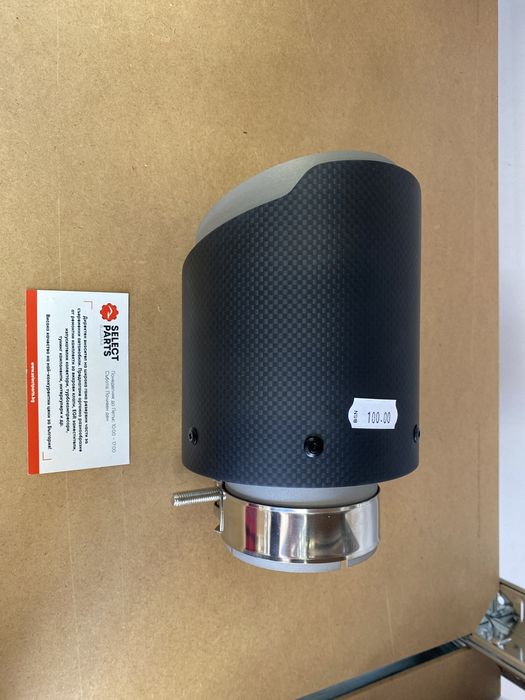 Накрайник за ауспух 114mm вход 76mm карбон