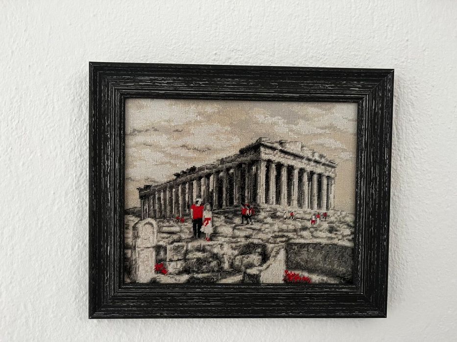 10броя гоблени Градовете на Милена стил -рамкирани