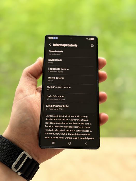 Samsung S25 Ultra - black - 256 gb - ca nou !!