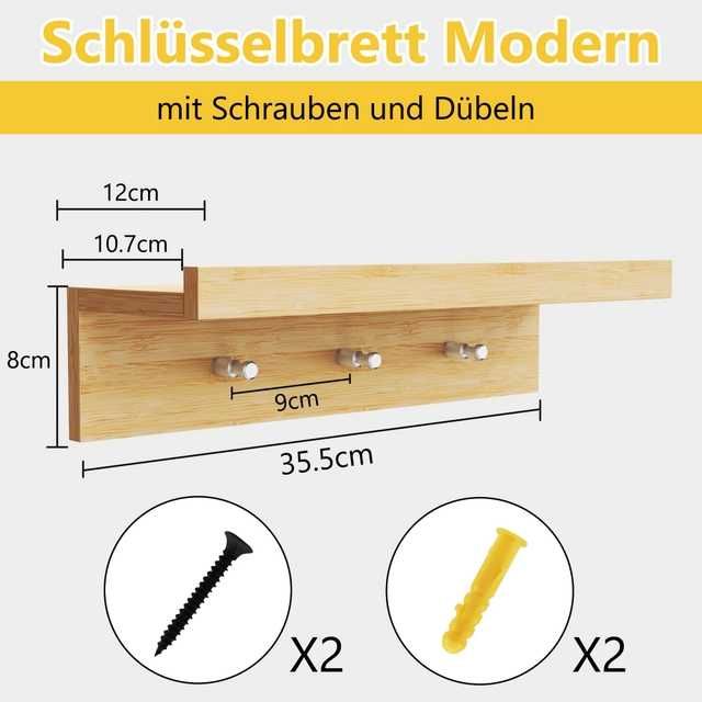 Cuier de lemn pentru chei