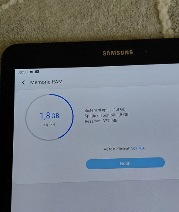 Tableta Samsung Tab S3 SM T585 9,7" 4GB 32GB stocare LTE