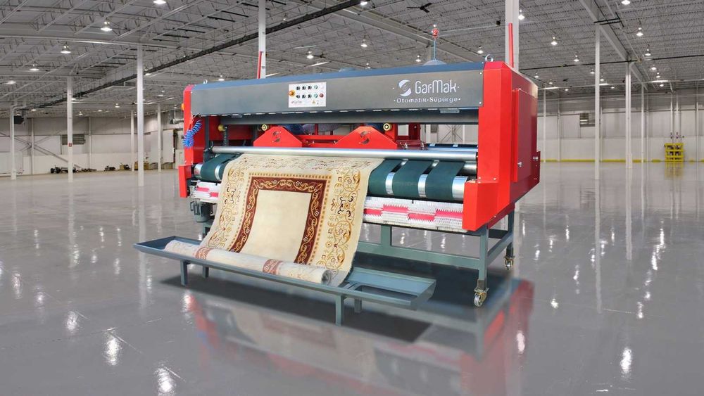 Echipamente utilaje spalatorie de covoare - desprafuitor, masina