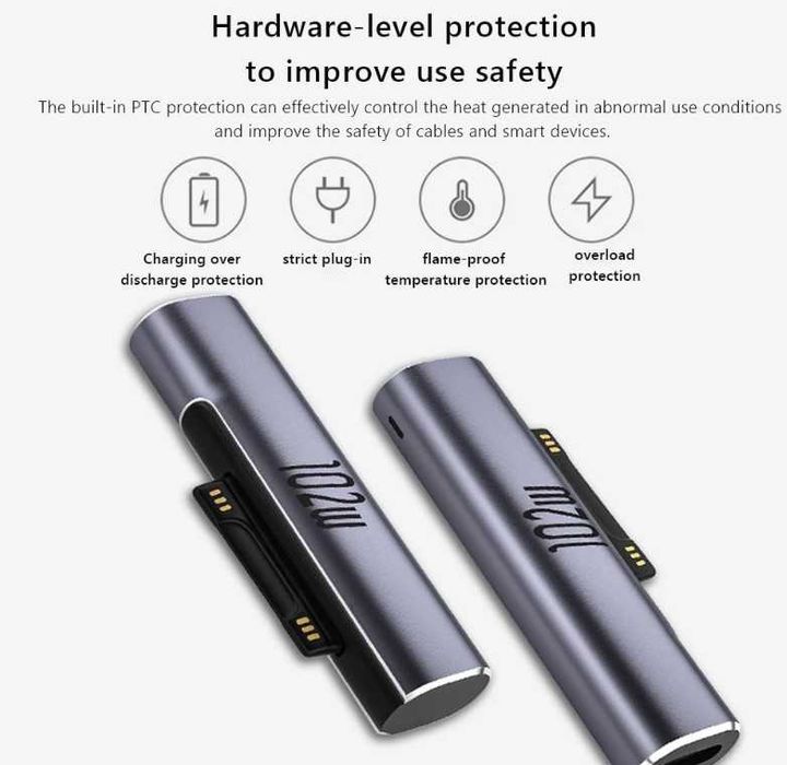 Mufa , adaptor alimentare Surface Pro 3 4 5 6 Go Surface Book 1 2 3