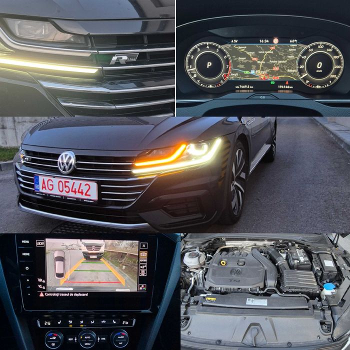 Vw Arteon Rline, 1.5 tsi, 150 cp, automat, benzina, 2019, Matrix, Led