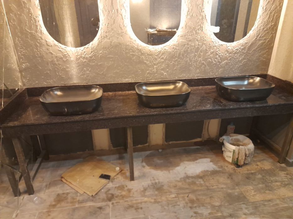 Травертин, гранит, мрамор