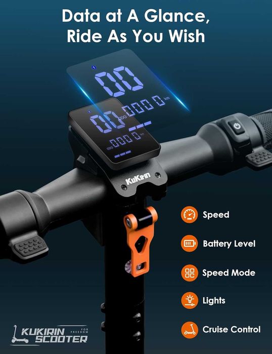 Sigilata Noua ‼️Kukirin S1 Max, Motor Peak 500W, Viteza 30 km/h, Autonomie 40km
