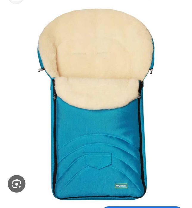 Зимен чувал от овча кожа Womar Zaffiro – за количка