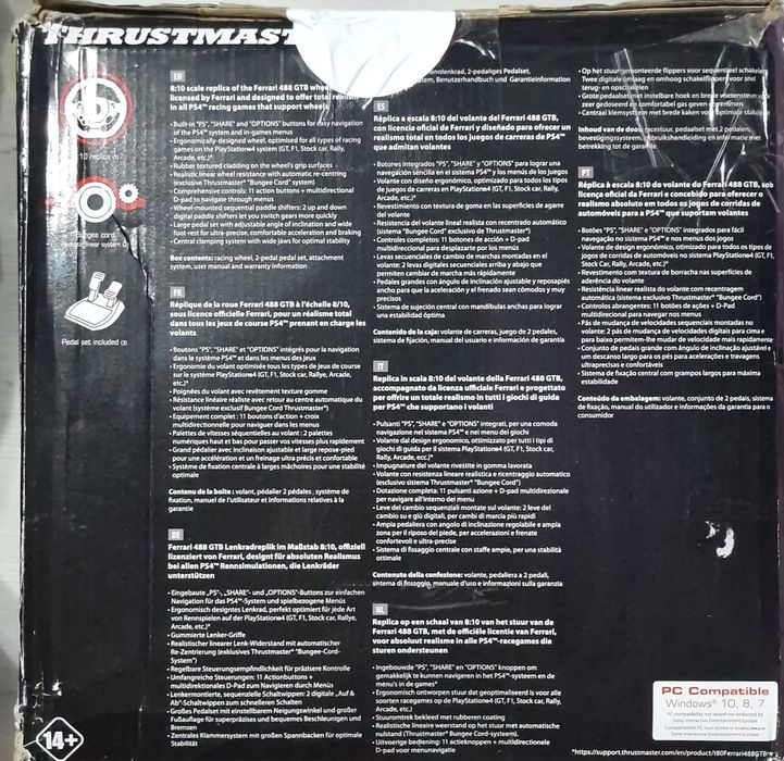 Volan Thrustmaster T80 RW Ferrari