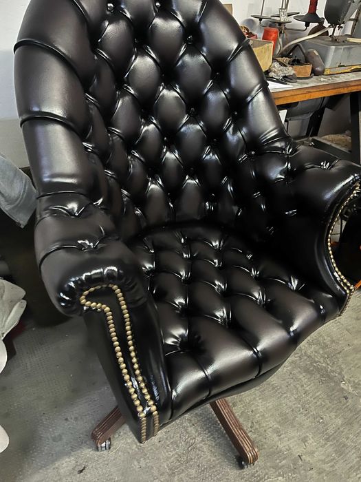 Scaun de birou,Chesterfield "Royal"!