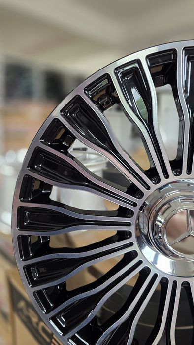 Jante Mercedes R18 5x112 Stil Maybach S680 Noi A B C E S CLA CLS CLE CLK GLA GLB GLC GLE GLS GLK ML Vito V-Class Maybach AMG Audi BMW VW
