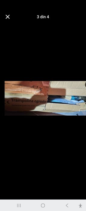 Trambulină grădină 244 cm cu plasă de siguranță – noua