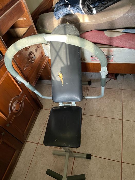 Set banci fitness si bicicleta eliptica sport