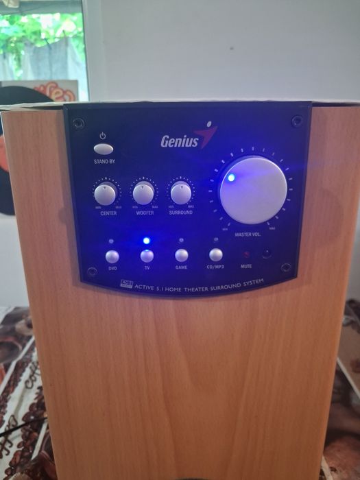 Sistem genius 5.1,5000 cu telecomanda