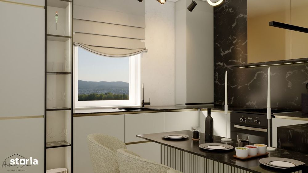 Apartament NOU tip Garsonieră | Terasă | Design Modern