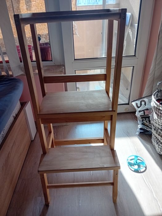 Детска дървена кула Монтесори