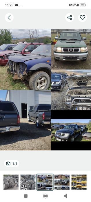 Roti jante anvelope nissan navara pathfinder