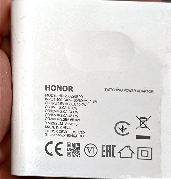 Incarcator  HONOR 65W Usb C magic 7 pro,6 pro,8 pro  honor 400