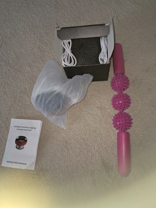 Aparat masaj inteligent anticelulitic-  2 buc si rola masaj