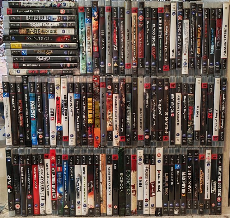 Jocuri PS3 originale – 70 lei/bucată – colecție mare